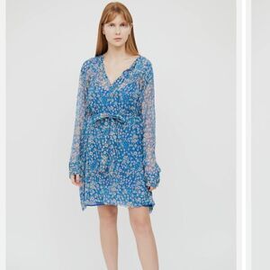 ISABEL MARANT ÉTOILE blue floral dress